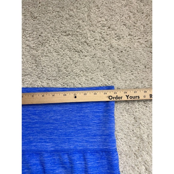 Yelete High Waist Ombre Blue Work Out Leggings Womens Size Large Seamless - Picture 7 of 9